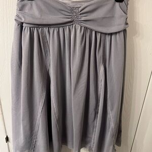 Elegant Gray Women's Skirt